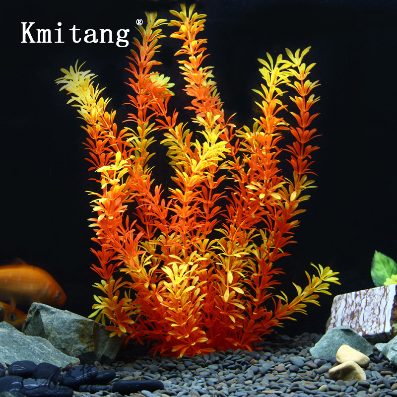 Aquarium Plant Substrate - 100cm Tropikal Bitkiler Büyük Yapay Su