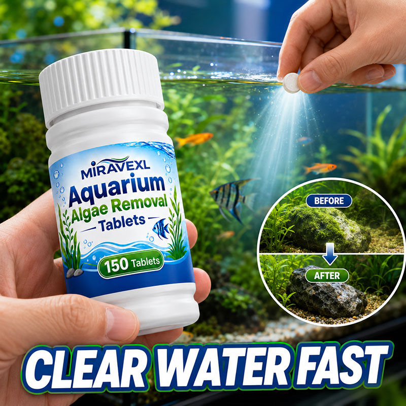 Aquarium Moss - MIRAVEXL 150 Akvaryum Yosun Giderici Tabletler,