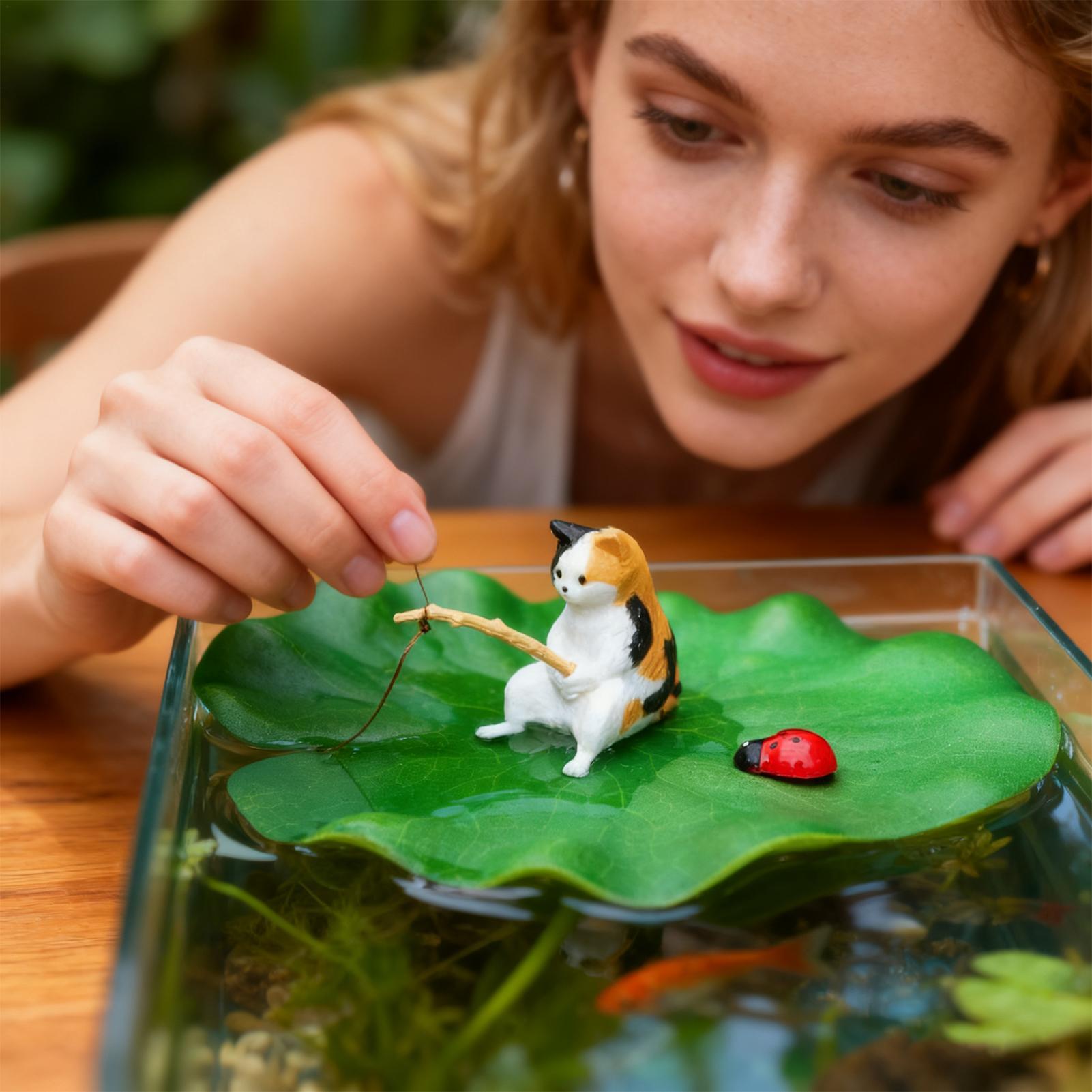 Akvaryum Dekoru Yüzen Kedi Bal - Aquarium Plants Live incelemesi ve fiyatı