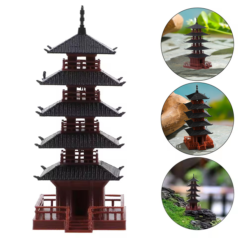 Mini Pagoda Heykeli Antik Bina - Aquarium Moss incelemesi ve fiyatı